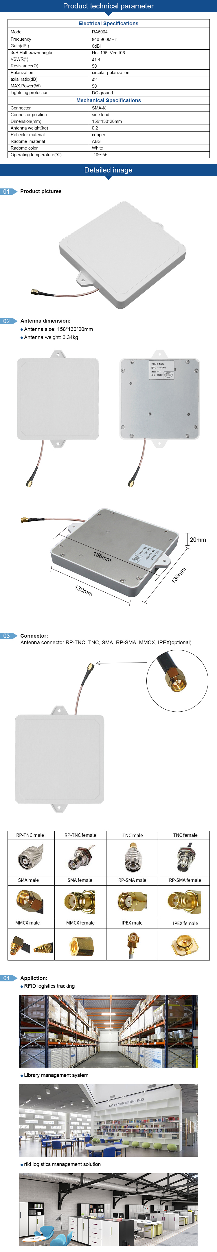 anten uhf sv ra6004 6dbi
