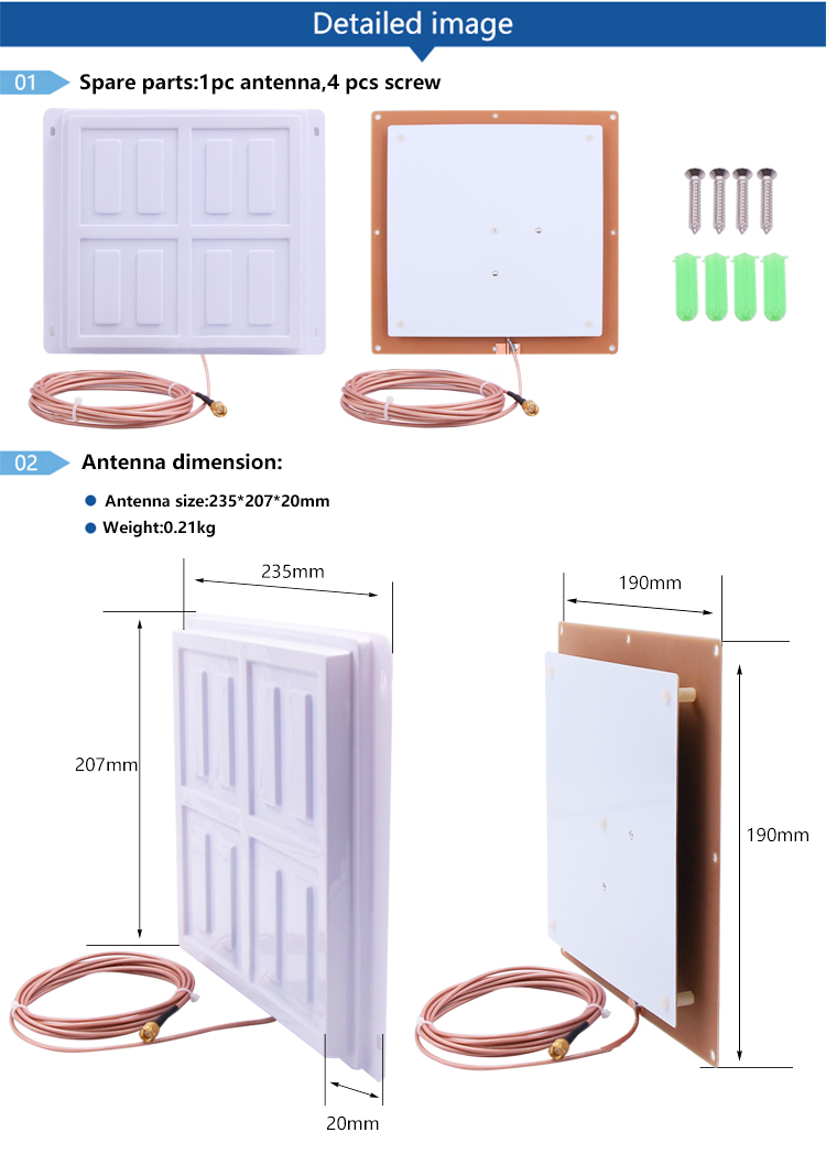 antenna PCB UHF 8dBi antenna pcb uhf 8dbi Csb7