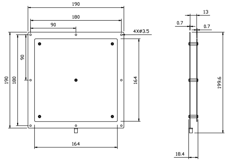 Antenna PCB UHF SV-RA8006 anten2