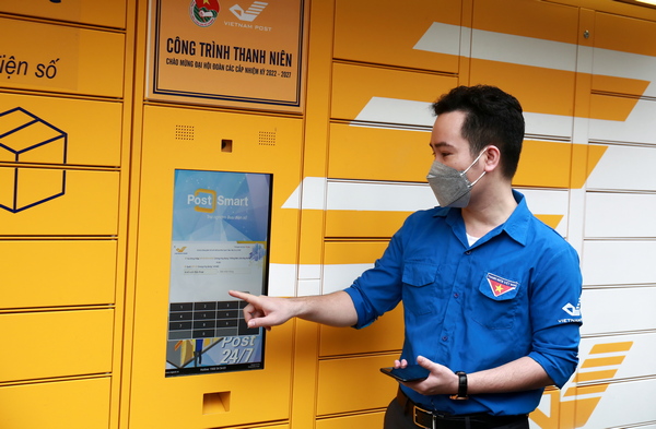 Tủ phát hàng tự động Post Smart” - công trình chào mừng ĐH Đoàn của tuổi  trẻ Bưu điện Việt Nam